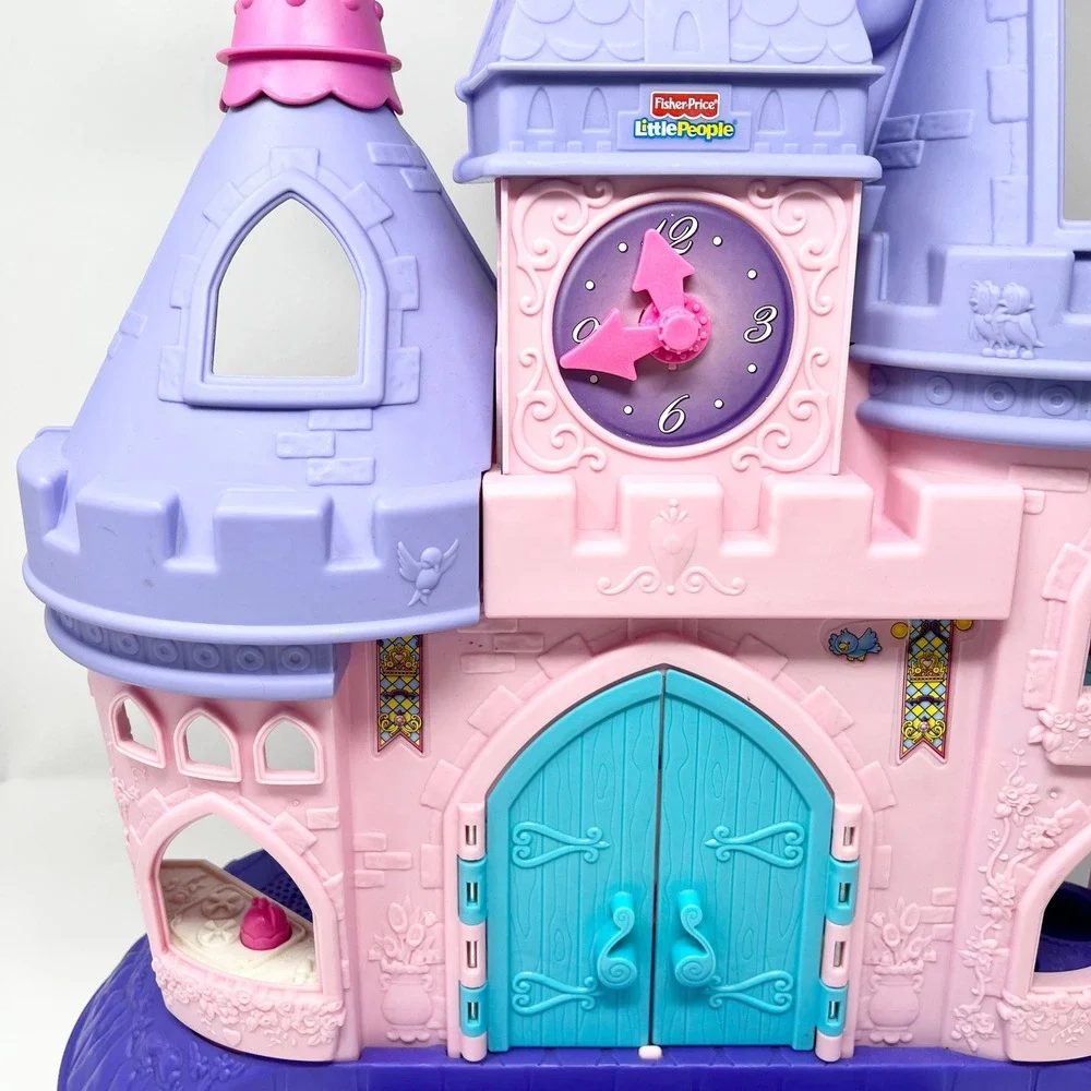 Vintage Fisher Price Little People Disney Princess Songs Palace‎ Musical Castle